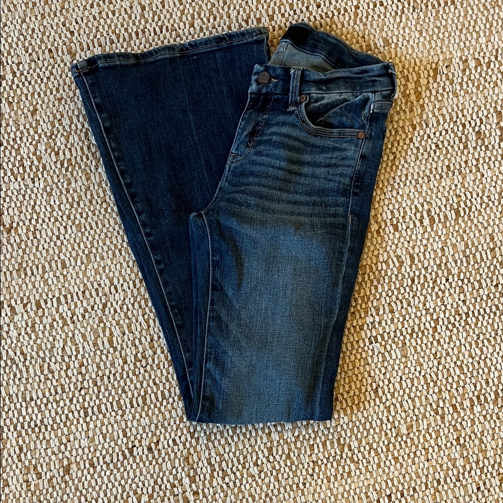 Buckle black flare Women's Jeans

25x32